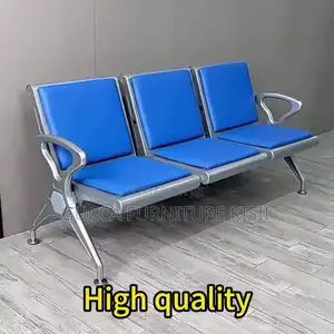 Heavy Duty Blue Waiting Bench