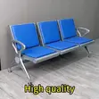 Heavy Duty Blue Waiting Bench - 1