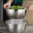 Kikapu cha Kuchuja/Colander chenye Mpini - 1
