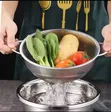 Kikapu cha Kuchuja/Colander chenye Mpini - 4
