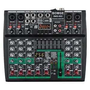 BOMGE Professional DJ Audio Mixer, Channel 6
