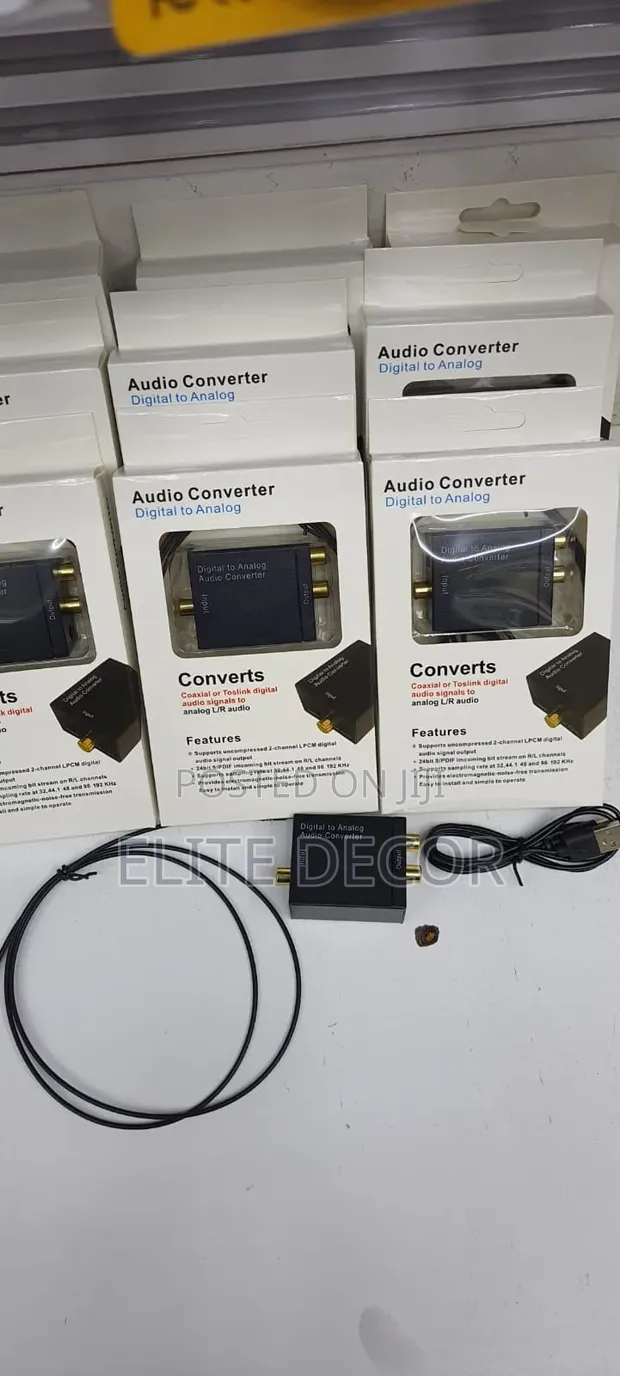 Digital to Analog Audio Converter | Optical Coaxial to RCA - 1