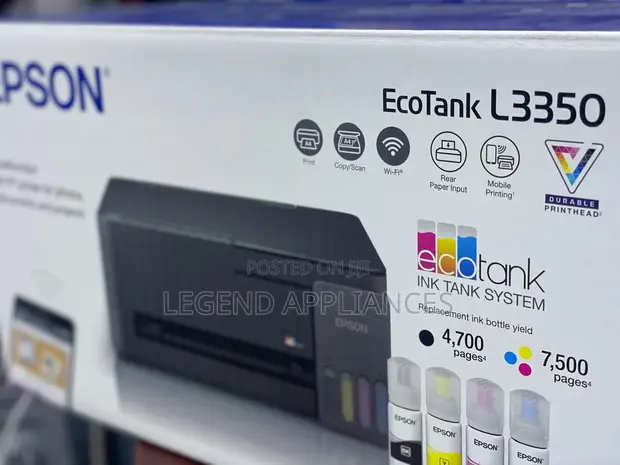 Epson EcoTank L3350 A4 Printer ya All-in-One yenye Wi-Fi - 1