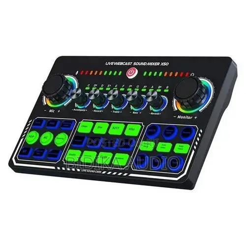 New X50 Live Sound Card Audio Mixer - 1