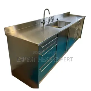 Kabati la Stainless na Sinki