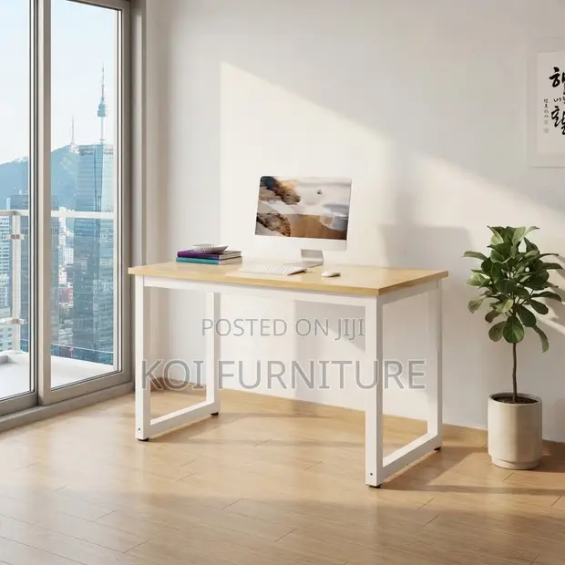120cm Wooden Home Office Desk - 1
