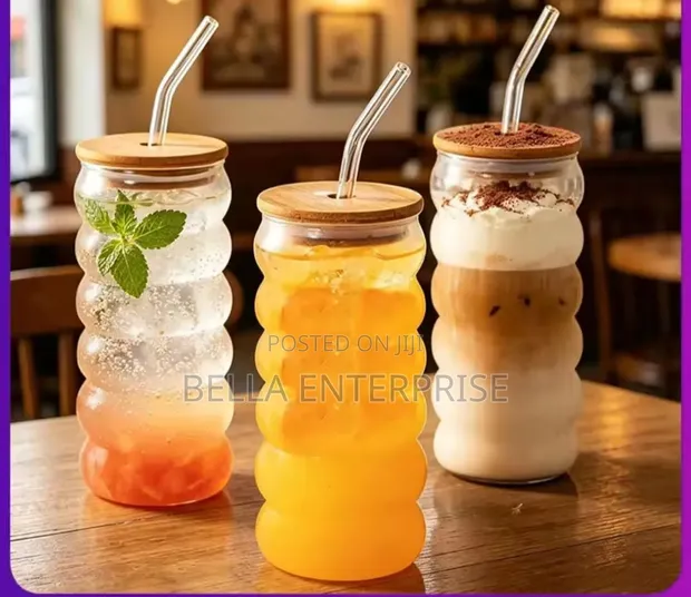 Portable Smoothie Jar with Straw, 600ml - 1