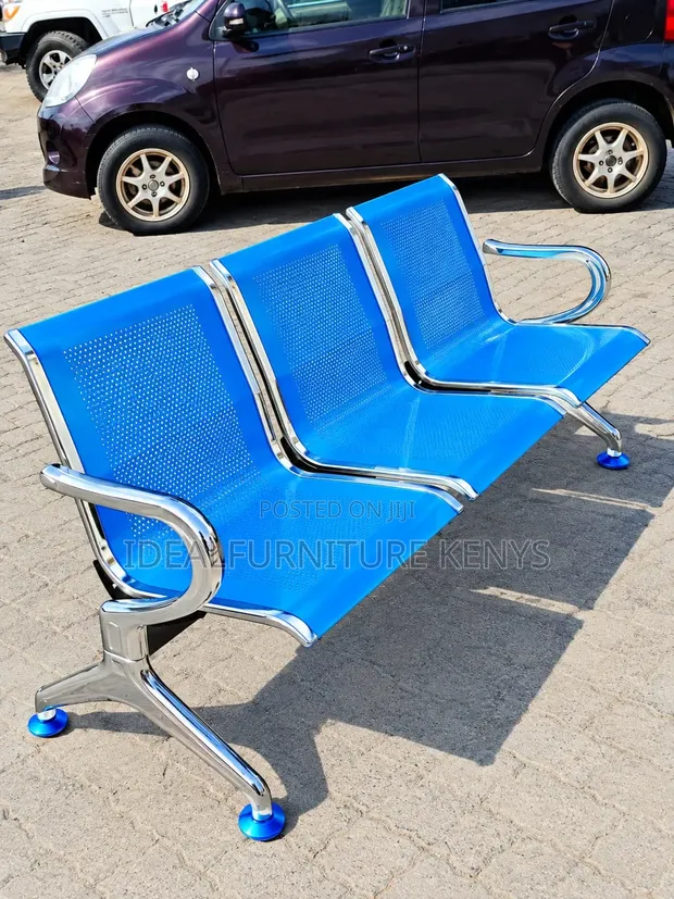 Blue Waiting Bench - 1