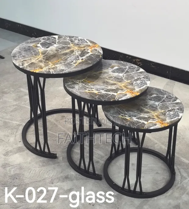 Meza ya Mtendaji 3-in-1 (Kioo) - 1