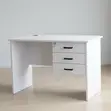 Ofisi ya Karani Nyeupe ya 120cm yenye Droo - 2