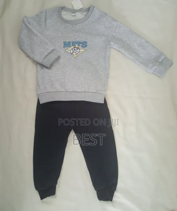 Seti za Sweatpant za Pamba - Watoto - 1