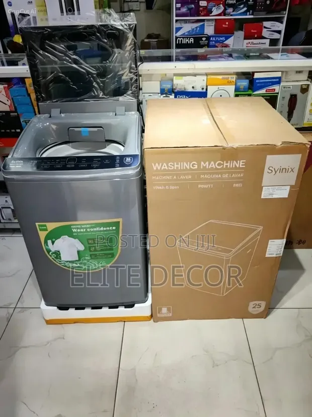 Syinix 10KG Fully Automatic Top Load Washing Machine - 1