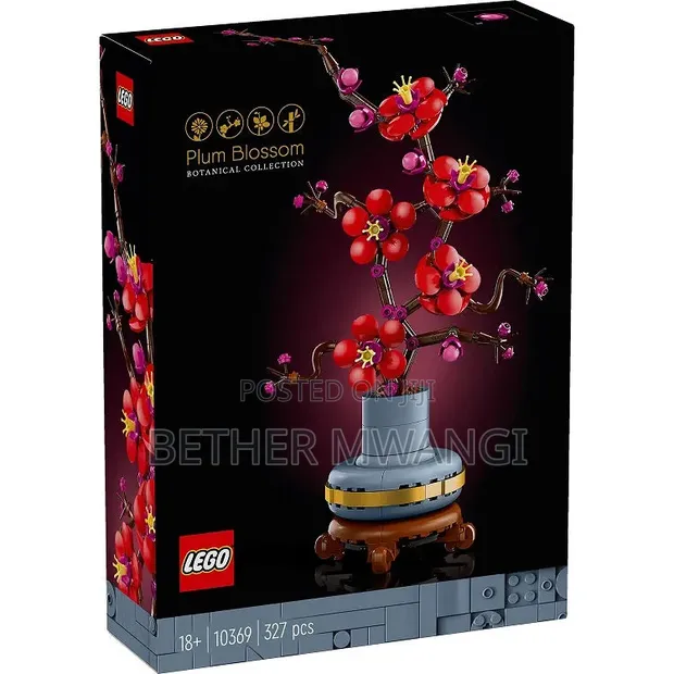 LEGO Icons Plum Blossom Flower Building Set - 1