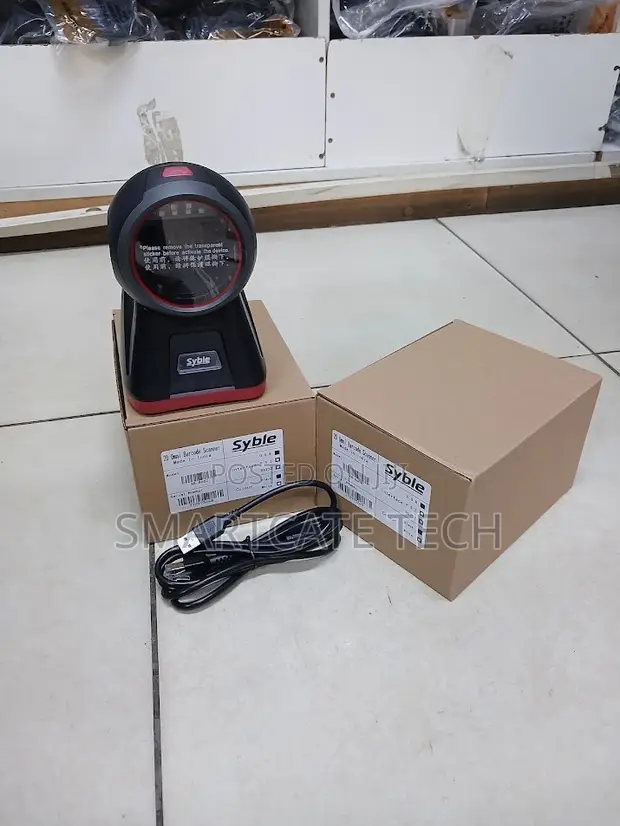 XB-8602 Desktop 2D QR Code Barcode Scanner - 1