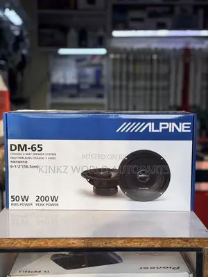 Alpine DM-65 Spika za Gari za Coaxial za Inchi 6.5