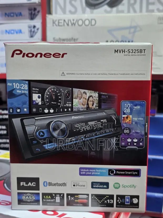 Pioneer MVH-S325BT Digital Media Receiver na Bluetooth & 13-Band EQ - 1