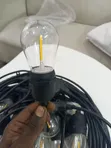 20M Outdoor LED String Lights with Bulbs - 2