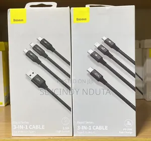 Baseus Kebo ya Kuchaji 3-in-1