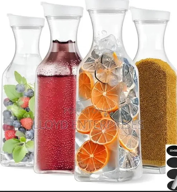Multi-Purpose Clear Pitcher Bottle - 1