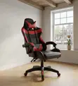Kiti cha Ofisi cha Ngozi chenye Kiti cha Juu cha Ergonomic - 1