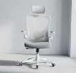 High Back Gray Swivel Office Chair - 3