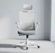 High Back Gray Swivel Office Chair - 4