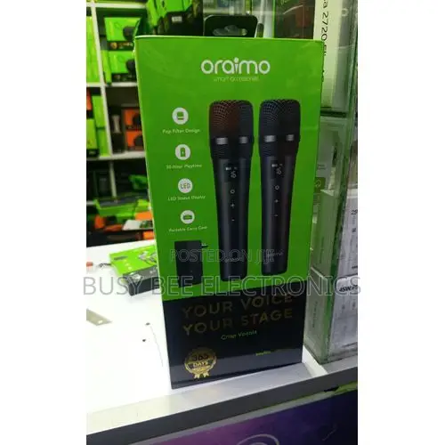 Oraimo VoxMic Wireless Microphone (30m Range, 30hr Playtime) - 1