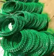 Green Galvanised Razor Wire - Rust Free - 2