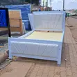 Superior Beds Kitanda Nyeupe 5x6 Sunburst Chenye Tuft - 1