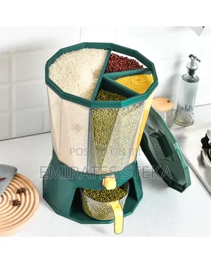 4-Point Partitioned Cereal Container