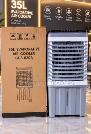 35L Evaporative Air Cooler - Powerful Cooling