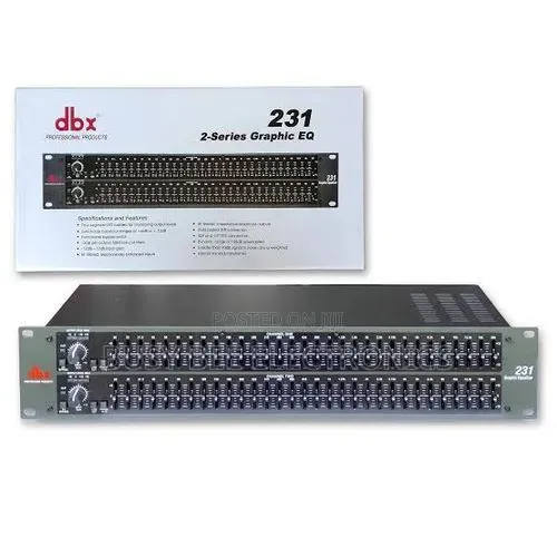 DBX 231 Equalizer ya Channel Mbili ya Bendi 31 - 1