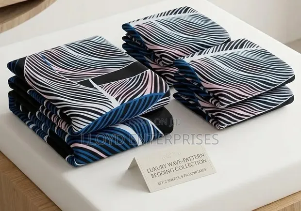 New 125GSM 6pc Flat Cotton Bedsheet Set - 1