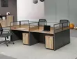 4-Seater Office Workstation Table - 5