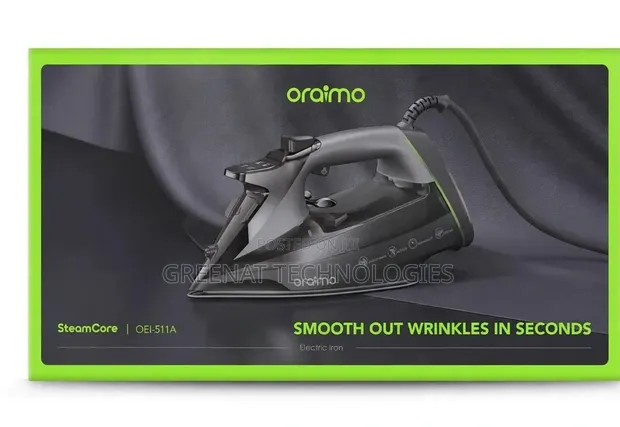 Oraimo SteamCore 2500W Electric Iron with LED Display - 1