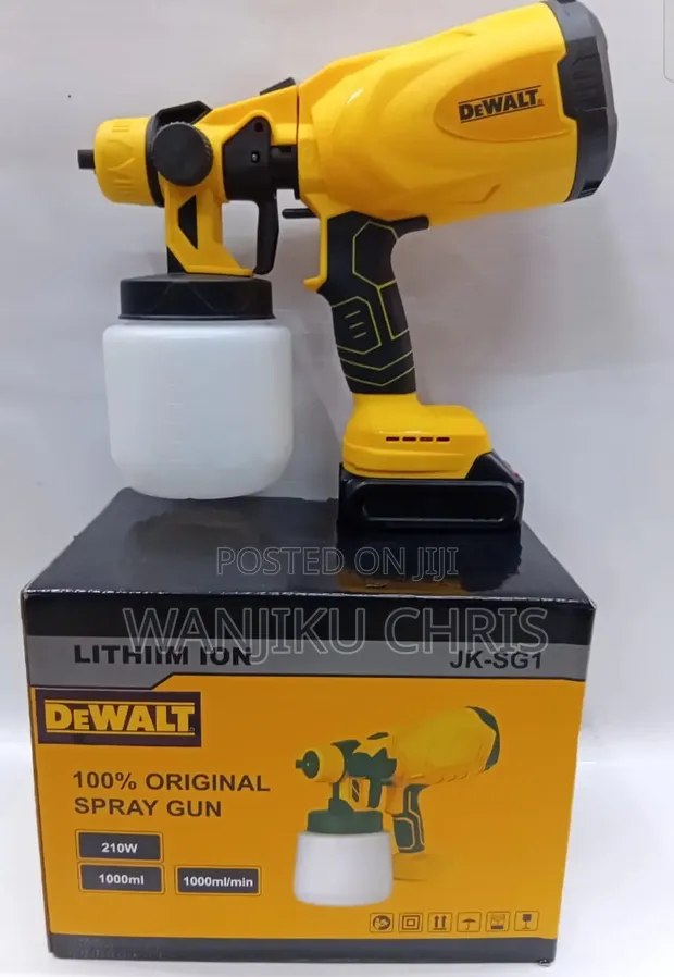New Dewalt Cordless Spray Gun with 2 Batteries + Charger - 1