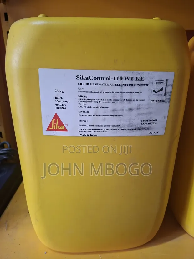 Sika Control 110 - Hydrofuge Concrete Admixture - 1