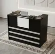 1.2m Wooden Modern Reception Desk - 1