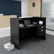 1.2m Wooden Modern Reception Desk - 3