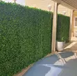 Realistic Green Artificial Hedge Panels - 1