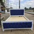 Kitanda cha Mocket cha Bluu cha Tufted cha 5x6 - 1