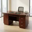 1.2m Mahogany Executive Office Desk - 1
