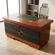 1.2m Mahogany Executive Office Desk - 4