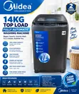 Midea 14kg Mashine ya Kufulia Otomatiki Juu - 1