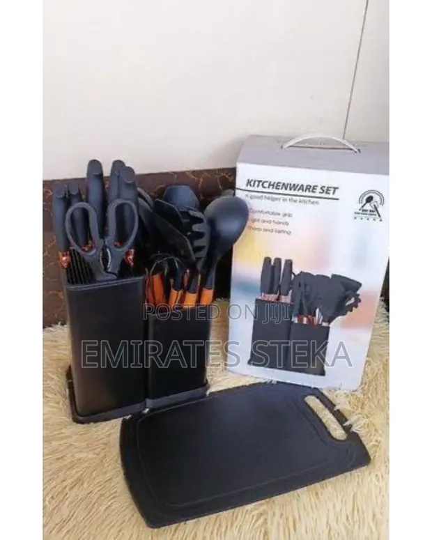 Seti ya Vifuniko vya Silicone vya Mtendaji 19-Piece - Nyeusi - 1