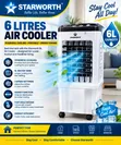 Starworth 6L Water Tank Air Cooler - Mipangilio 3 ya Kasi - 2