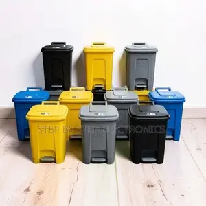30L Hard Plastic Pedal Dustbin