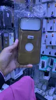 Brown Vegan Leather Case for iPhone 17 Pro Max - 1