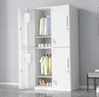 Modern 4-Door Steel Office Storage Cabinet - 4