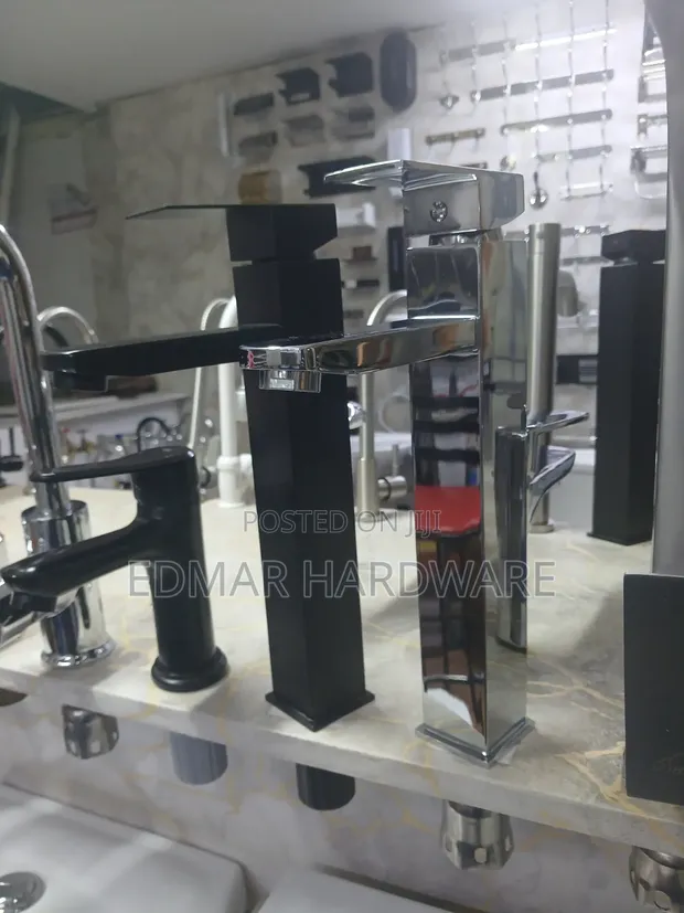 Premier Long Pillar Basin Mixer Tap - 1